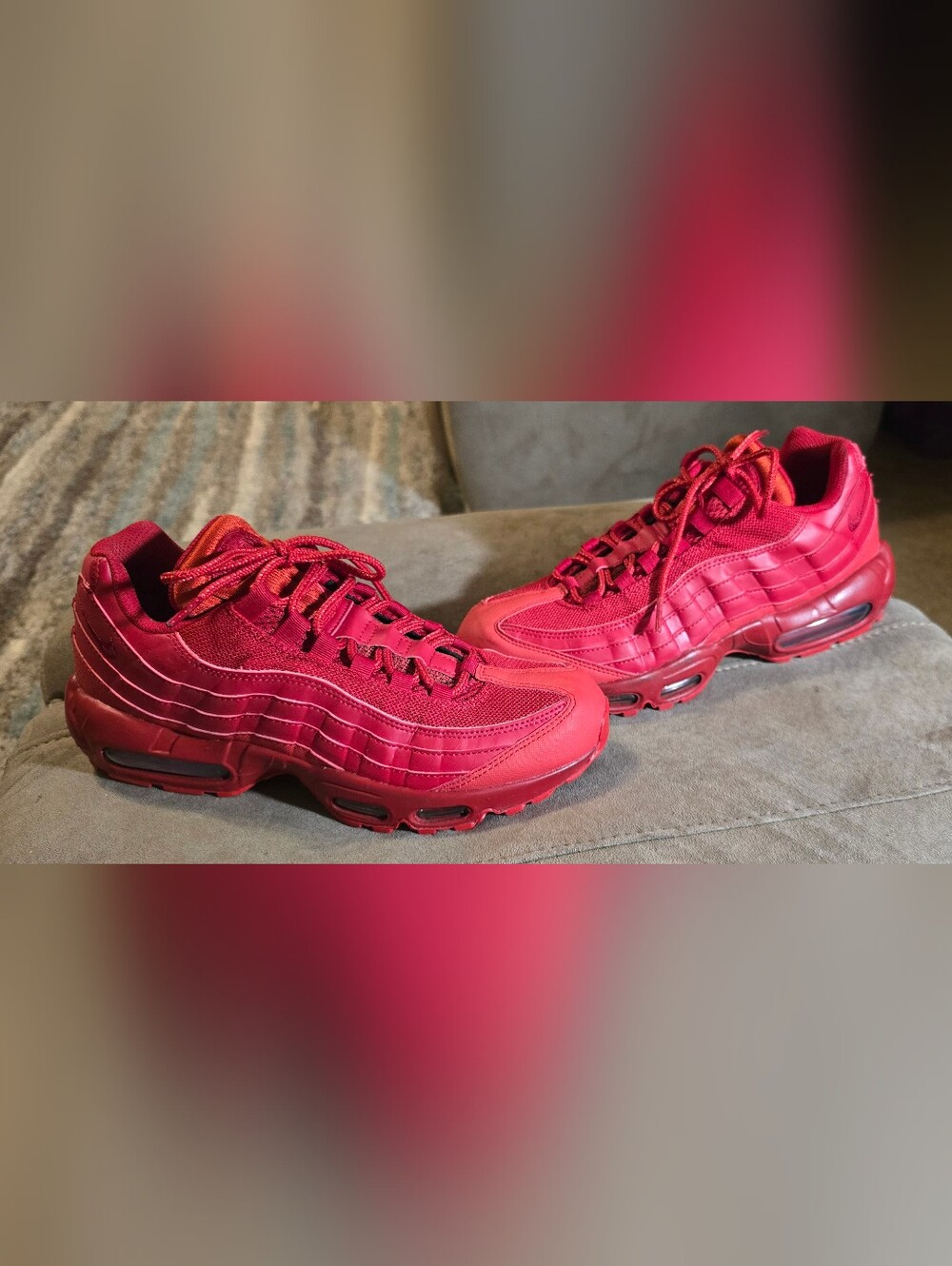 Nike Men’s Red Air Max 95 Trainers